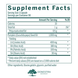 Genestra Brands Genestra Brands Pumpkin Capsules | Supports Cell Membranes and Skin Health | 90 Capsules
