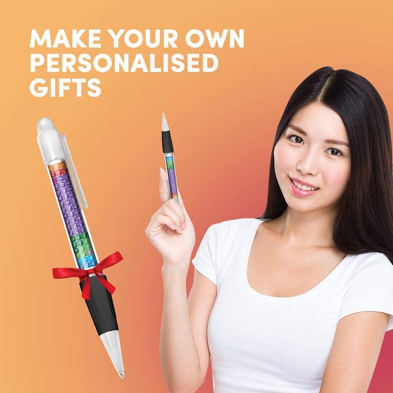 Beautiful and comfortable White Ballpoint Pen(Black Ink) - Periodic Table