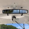 Motobiker 15" Wide Rear View Race Mirror Convex Mirror with