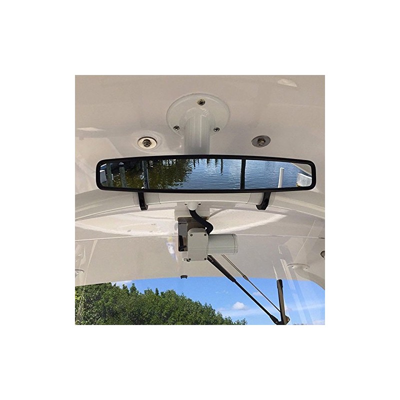 Motobiker 15" Wide Rear View Race Mirror Convex Mirror with
