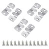 Pack of 6 Flush Mounting Brackets Made of Stainless Steel
