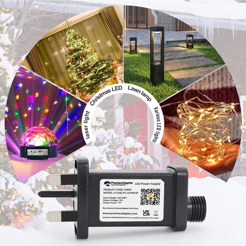 32V 6W LED Power Supply for CZJUTAI JT-EL/FC32V6W for Christmas