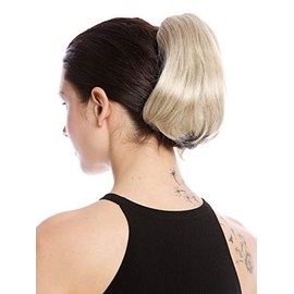WIG ME UP - N869-V-22 Ponytail Braid Short Straight Light Blonde Light Blonde Champagne 20cm