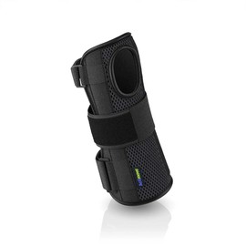 Actimove Professional Manus Forte Wrist Support, Black | Wrist Brace for Arthrosis, Rheumatoid Arthritis, Sprains, Tendon, Soft Tissue & Ligament Injuries, Postoperative Care | Black, Right, Large/ X-Large