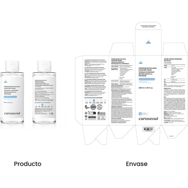 caraseoul Protease Tónico Facial Revitalizante e Hidratante (200ml)