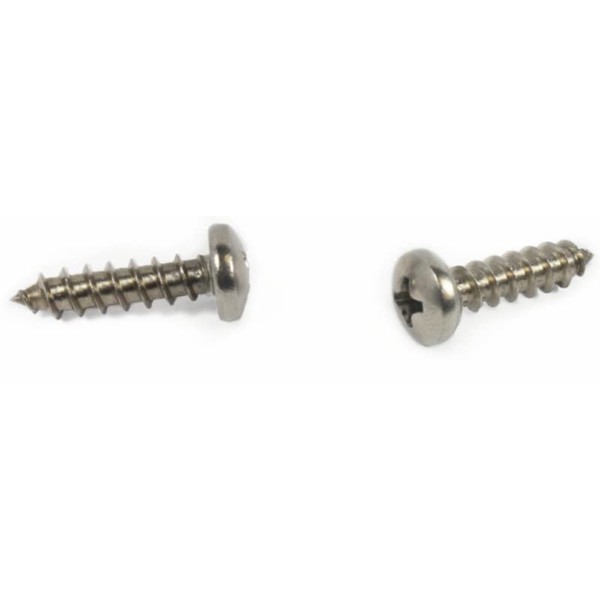 #10 x 3" Type A Sheet Metal Screws/Phillips/Pan Head/Steel/Zinc /