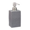 Relaxdays, 200ml Refillable Bathroom Toilet Kitchen Liquid Soap Dispenser Polyresin