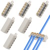 Linkstyle 6PCS 16-10 AWG Wire Splice Connectors, 60A Quick Wiring