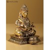 Exotic India Small Superfine Blessing Lord Kubera Brass Statue |