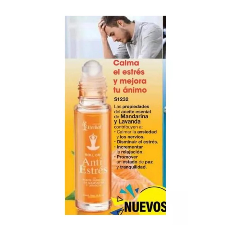 Arabela Roll On Estrés Relajación Ansiedad Lavanda Mandarina Pack