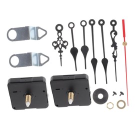 LALAFINA 2 Sets DIY Clock Movement Mechanism with Hands Kit Replaceable Clock Parts Sturdy and Durable Components