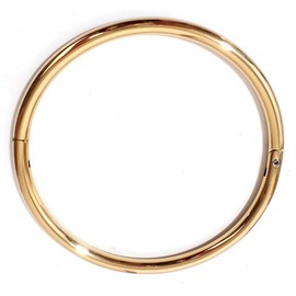 Cuffstore 17" Gold Titanium Locking Eternity Collar