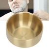Men Beard Soap Bowl Ti Plated Foaming Cream Bowl Facial