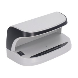 Detector de Billetes Falsos UV, Detector de Moneda Portátil DC5V 2A ABS que Ahorra Espacio para Facturas de Impuestos para Hoteles