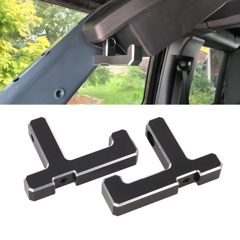 2Pcs Trunk Grocery Bag Hook T Shaped Aluminum Alloy Trunk