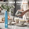 Milk Frother Rechargeable Handheld Electric Whisk Coffee Frother Mixer with