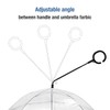 Lesypet Dog Umbrella - Adjustable Pet Dog Umbrella with Leash