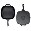 Backcountry Cast Iron 10" Medium Square Grill Pan (Pre-Seasoned for