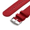 Archer Watch Straps - Canvas Quick Release Watch Bands (Carmine