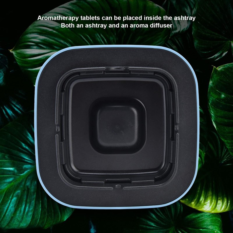 Smokeless Ashtray, USB Charging Ashtray Negative Ion Air Purifier, Multifunctional