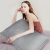 Fittia Lyocell Bamboo Cushion Cover Bamboo Fibre Pillowcase Silky Soft