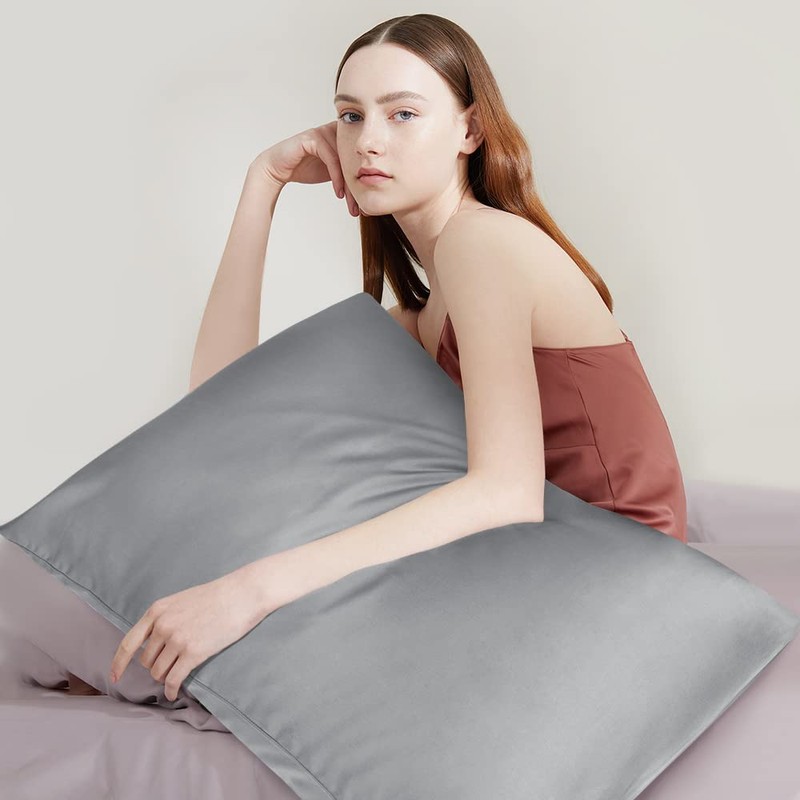 Fittia Lyocell Bamboo Cushion Cover Bamboo Fibre Pillowcase Silky Soft