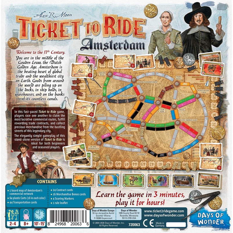 Days of Wonder Ticket to Ride: Ámsterdam