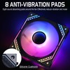 DS Wireless Assembled Case Fans, Case Fans, 120MM LED Fans