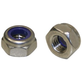 Self-locking hexagon nuts DIN985 M8 stainless steel V2A - 50 pieces