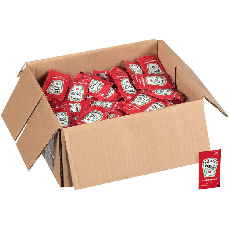 Heinz Ketchup Single Serve Packet (0.3 oz Packets, Pack of