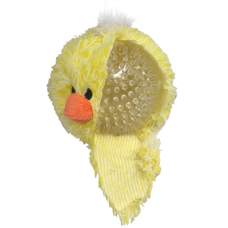 Petlou EZ Squeaky Chick Ball Plush Dog Toy