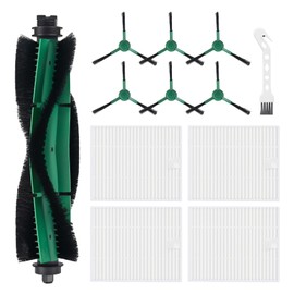 Replacement Parts Accessories Compatible with iRobot Roomba 105 Vac, Q0120, Q011, Q0520, Y0110, Y0140, Robot Vacuum, 1 Roller Brush, 4 Hepa Fil-ters, 6 Side Brushes, 1 Cleaning Brush