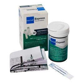 Tiras Reactivas Para Glucómetro On Call Express - Kit Con 50