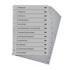 Folder Register for Doctors and Health, Sophisticated Register for DIN