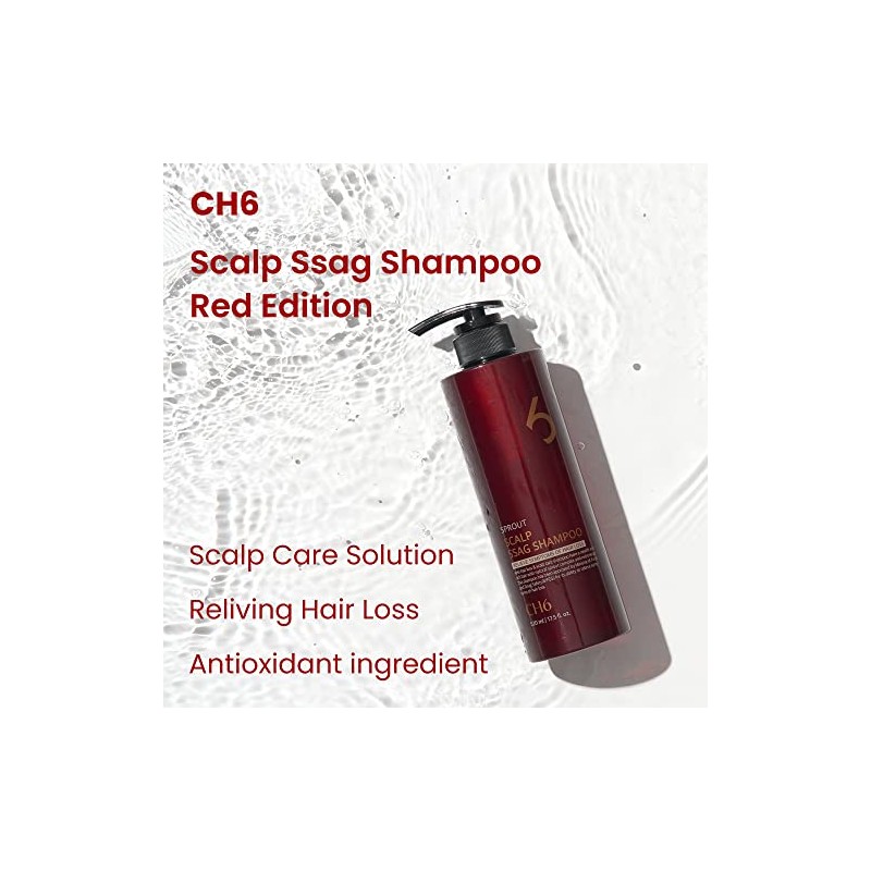 Scalp Ssag Shampoo 520ml – Shampoo Coreano Anticaída y Anti-Envejecimiento