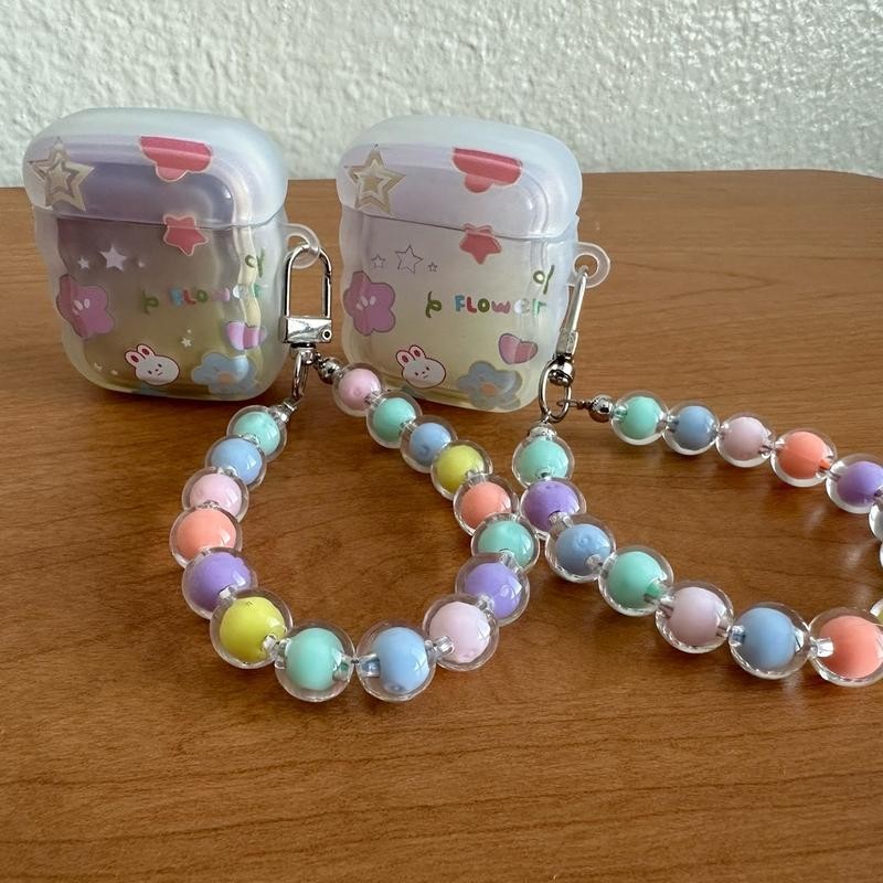 Transparent colorful Graphics AirPods Case Protection