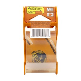 Gorilla Heavy Duty Packing Tape with Dispenser for Moving, Shipping and Storage, 1.88" x 25 yd, Clear, (Pack of 1)