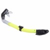 Durable Full Dry Swimming Diving Snorkel with Silicone Mouthpiece (yellow)