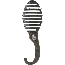 Wet Brush Hair Brush Shower Detangler - Black Glitter - Shower Hair Brush With Ultra-soft IntelliFlex Bristles - Glide Through Tangles With Ease For All Hair Types - For Women, Men, Wet And Dry Hair