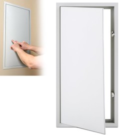 Zonon Thicken 1.2mm Access Panel for Drywall 14" x 29" Metal Spring Loaded Access Panel for Drywall Attic Door Heavy-Duty Spring Lock No Key
