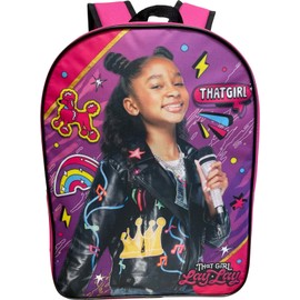Ruz That Girl Lay Lay 15" School Backpack (Pink-Black)