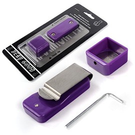 CUESOUL Purple Billiards Magnetic Pool Cue Chalk Holder for Billiard Belt Clip