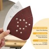 Pack of 50 Sandpaper Triangle Sanders, 180 Grit 12-Hole Sanding
