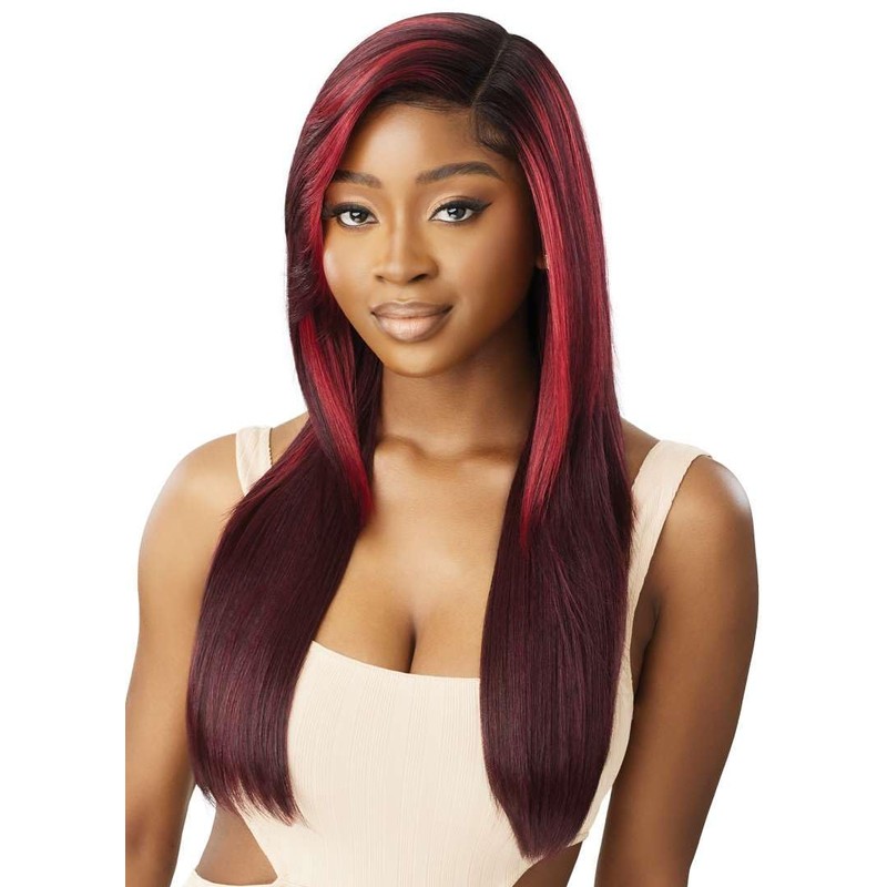 Outre Lace Front Wig - Aleida (DARK VIOLET)