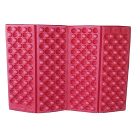 1pcs Waterproof Foldable Folding Foam Mat Chair Cushion Seat Pads (Blue, Green, Red, Orange, Purple.) (Red)