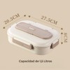 Lunch Box with Thermal Carry Bag, 4 Compartments + Bowl