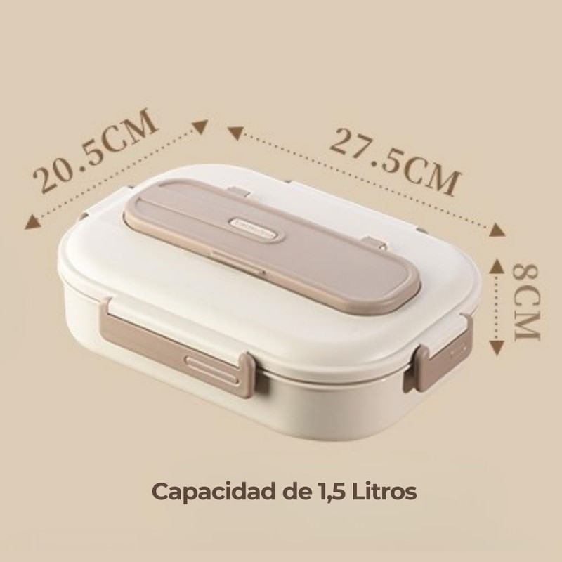 Lunch Box with Thermal Carry Bag, 4 Compartments + Bowl