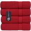 Casabella Pack of 2 Large Jumbo Bath Sheets 100% Egyptian