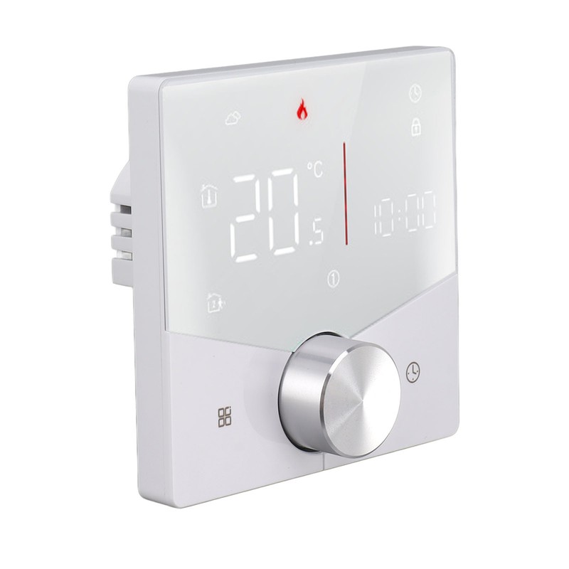 Smart Thermostat Knob Design LCD Color Display Panel Digital Thermostat