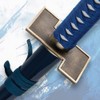 Grimmjow Zanpakuto Sword | 27" Stainless Steel Blade | Blue